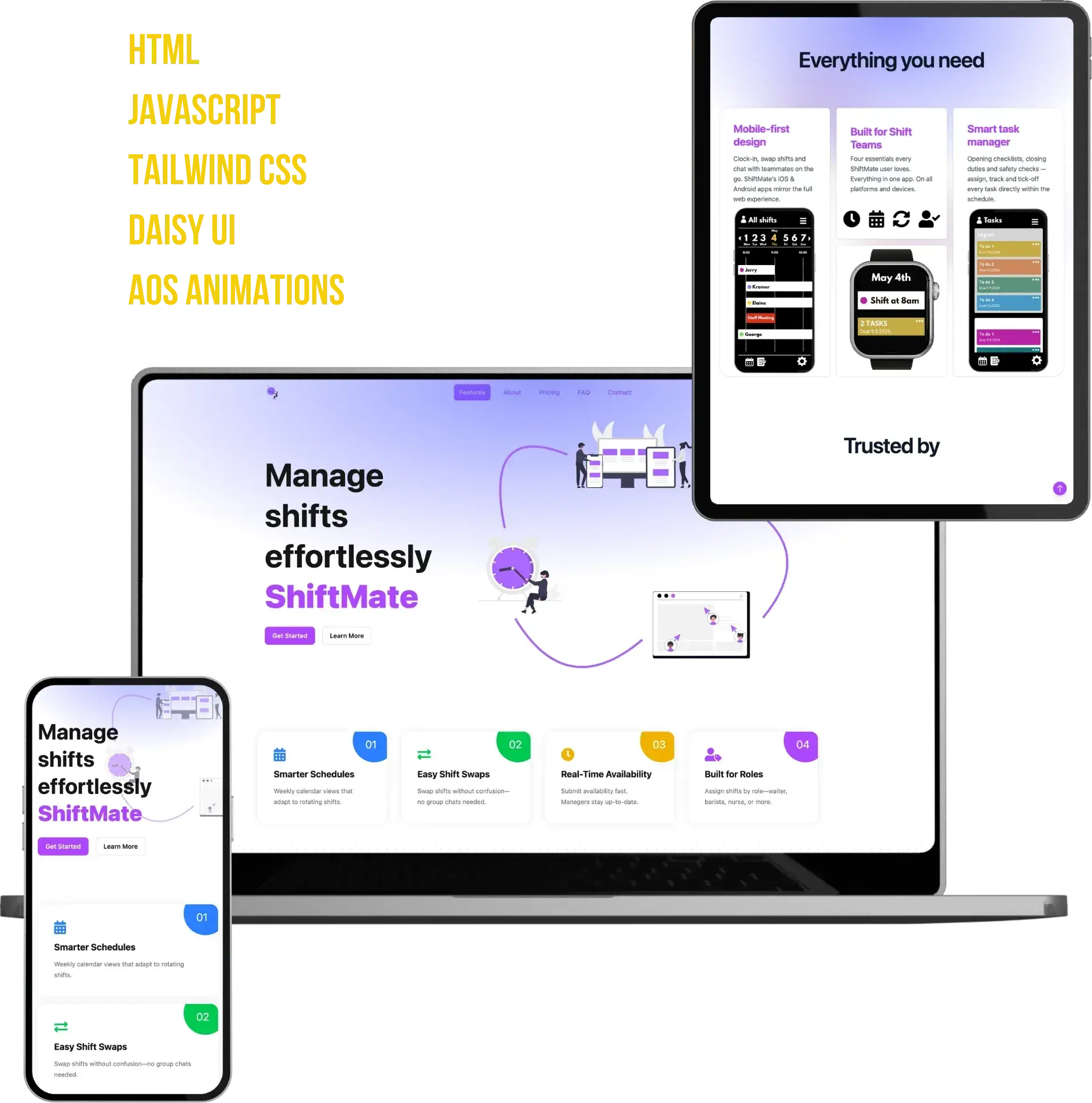 ShiftMate website