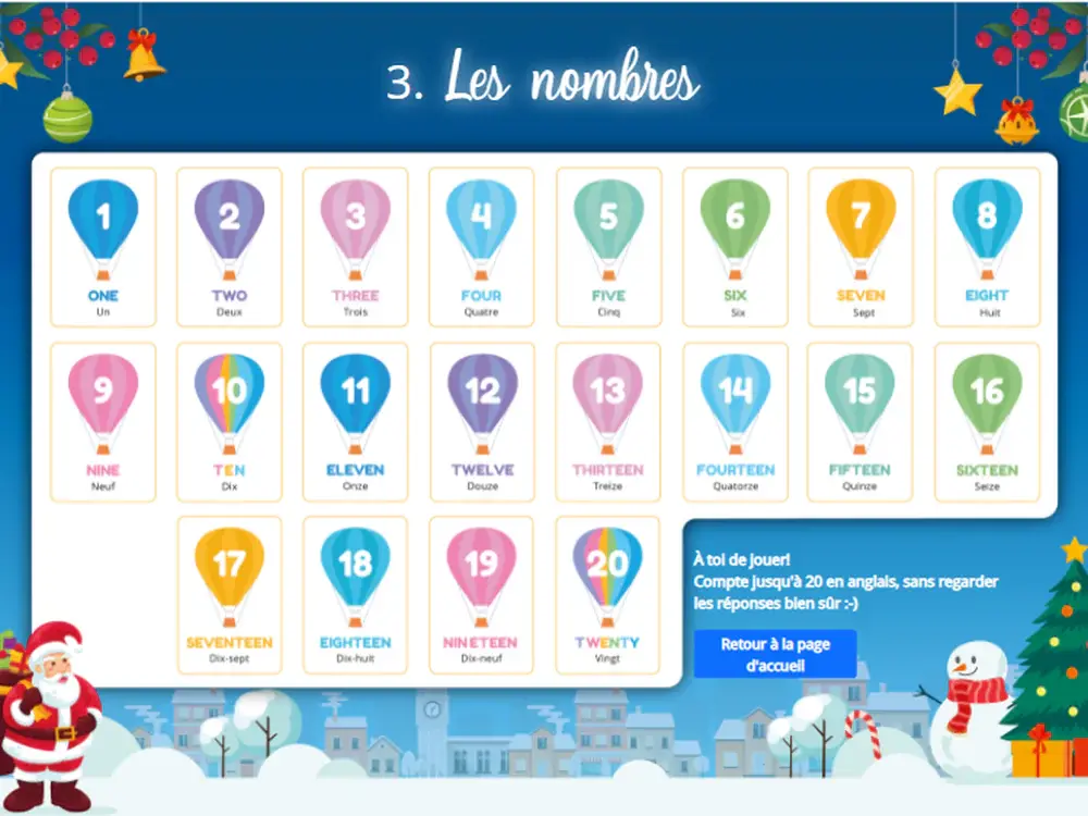 Advent calendar learning game — 3 / 7