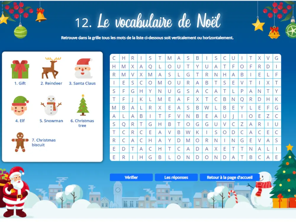 Advent calendar learning game — 5 / 7