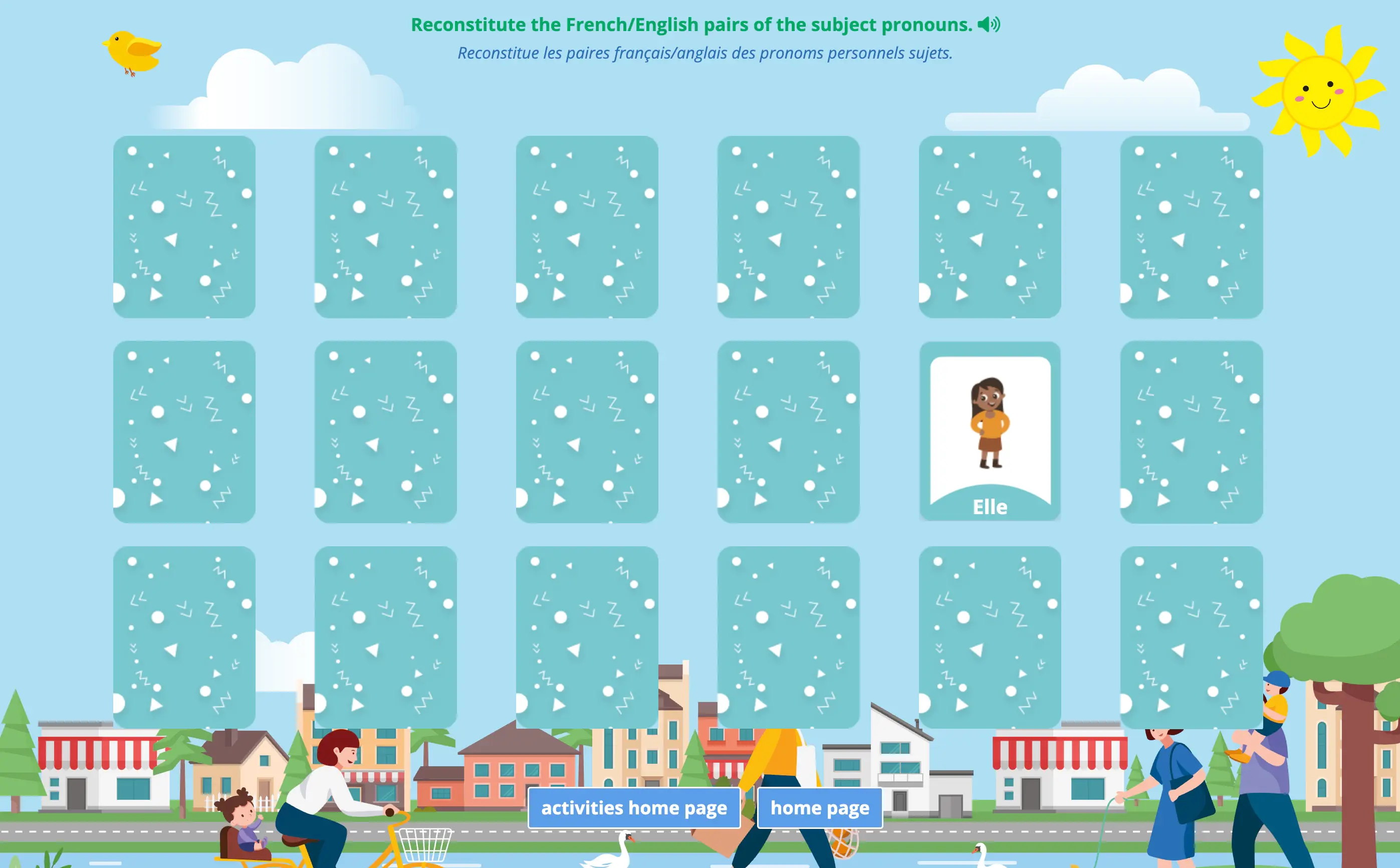 English Learning Game Platform — 1 / 7