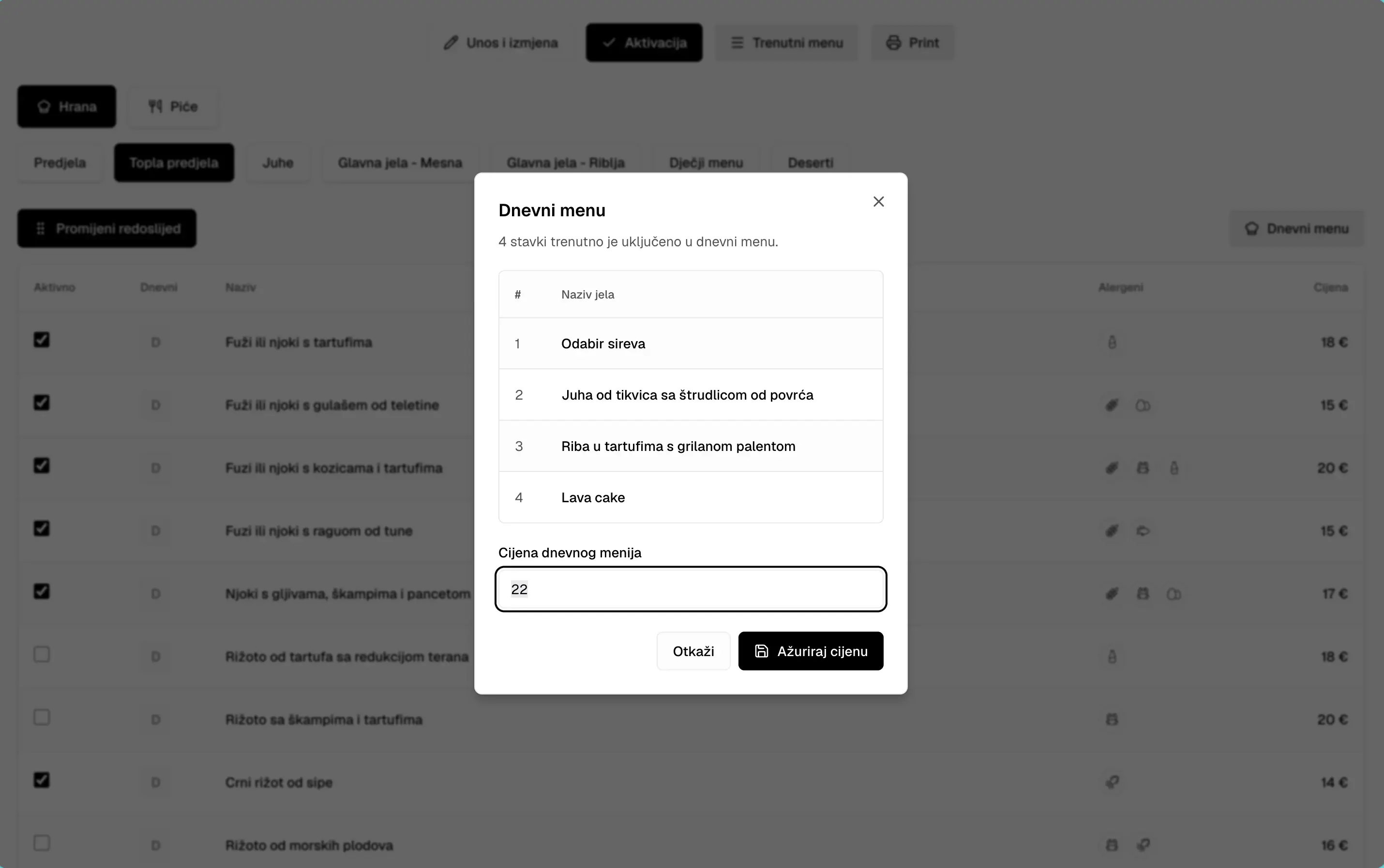 Web app for restaurant management — 2 / 5
